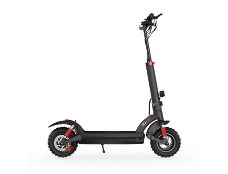 Scooter Elétrico ISCOOTER Ix6 Preto 1000W Motor 48V17.5Ah Alcance 40-45Km Freio de Disco Duplo
