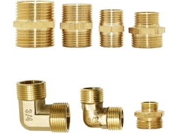 Adaptador de Conector Jardim latão rosca macho 2,5 cm | S/MARCA