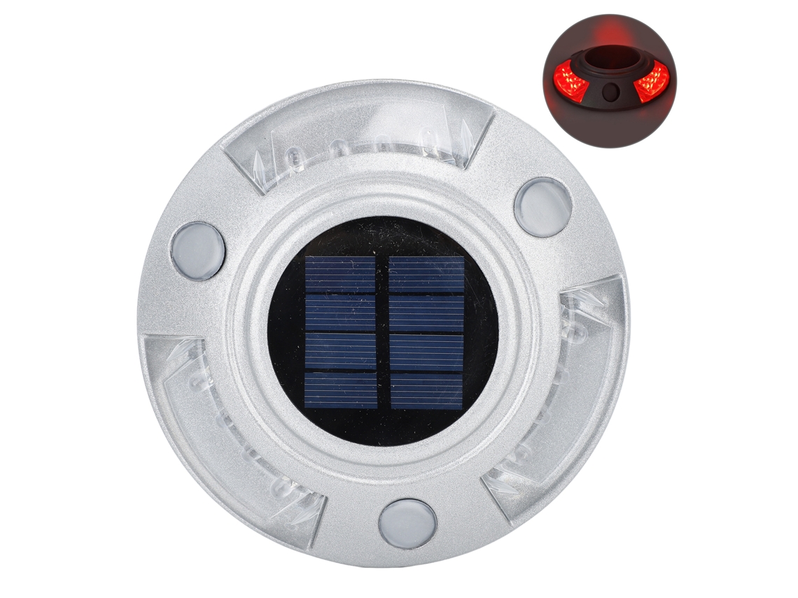 Luzes de Doca Solar IP68 12 LEDs Resistente à Pressão
