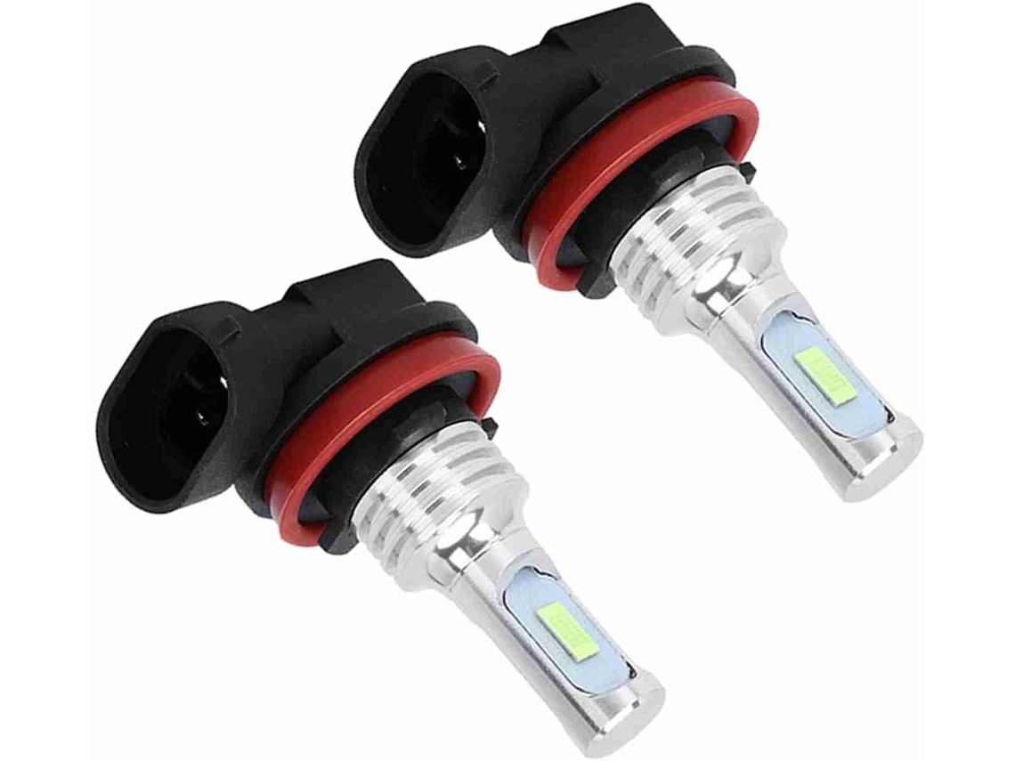 Kit Com 2 Lâmpadas De Led H8 H11 Para Faróis Neblina, 80w, 8000k Azul Gelo, Alto Brilho, Baixo Consumo De Energia, Com