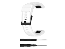 Lurelia Pulseira, Compatível Com Garmin Fenix 5x 26mm Fenix3/ Hr Branca Silicone