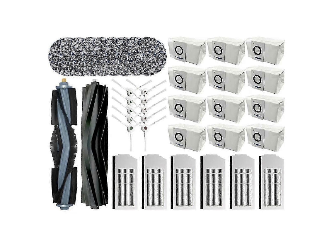 For Deebot X1 Omni/t10 Omni Robot Vacuum Cleaner Spare Parts, Rubber / Side Brush, Filter, Mop Rag