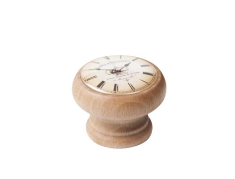 Pomo Madera 40mm Reloj Cafe 450hn06 Nesu
