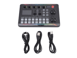 Placa de Som Ao Vivo EOOCOO (gravação Profissional, Conexão Bluetooth)