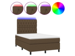 Box Spring Bed, Box Spring Beds Vidaxl Marrom Tecido (120 X 200 Cm)