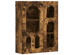 Conjunto 1 Armário Suspenso Vidaxl Castanho Derivados De Madeira (59 X 20 X 71,5 Cm)