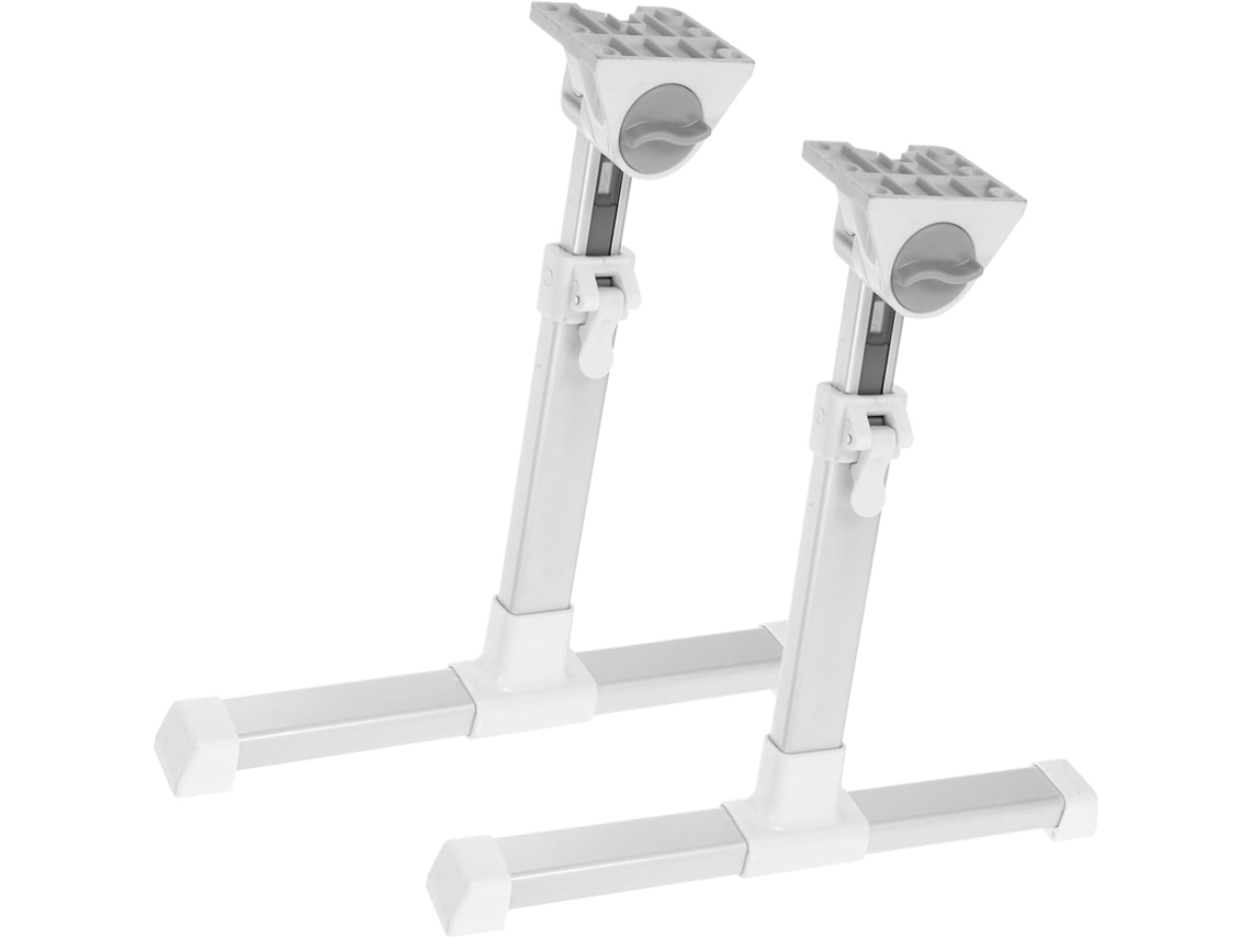 Pés Dobráveis Shineofi Para Mesa De Cama Ou Laptop, Em Plástico Branco, Ajustáveis, Simples E Saudáveis