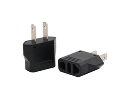 Adaptador de Viagem Ue para Eua, Pacote com 3 Unidades BRILVIBERA