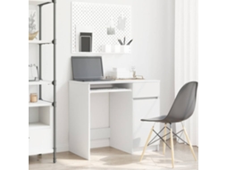 Vidaxl Secretária 86x49x76 Cm Derivados De Madeira Branco
