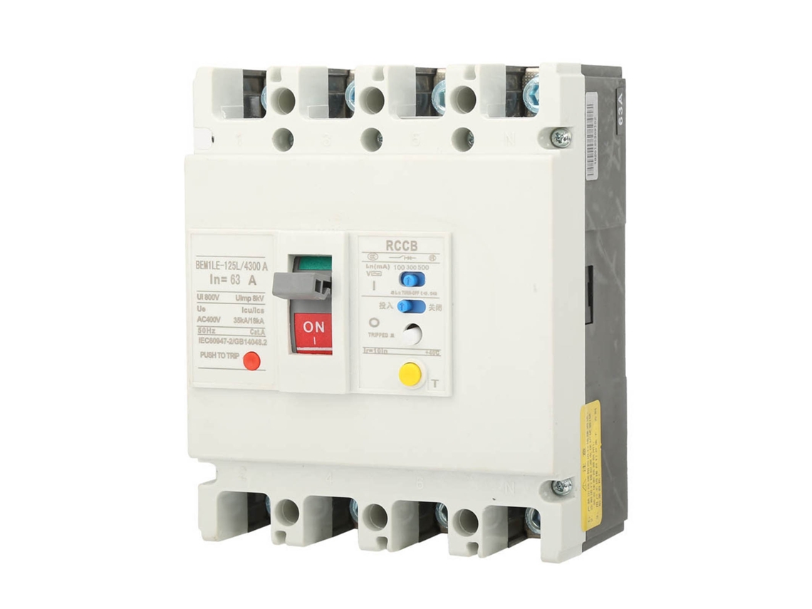 Laxiscreed Disjuntor Residual 3p+n 63a Para Proteção Elétrica Residencial