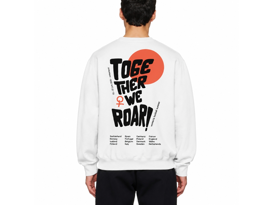 Rockinstone Football – Together We Roar Sweatshirtdouble-sided Print Unique Designer Style