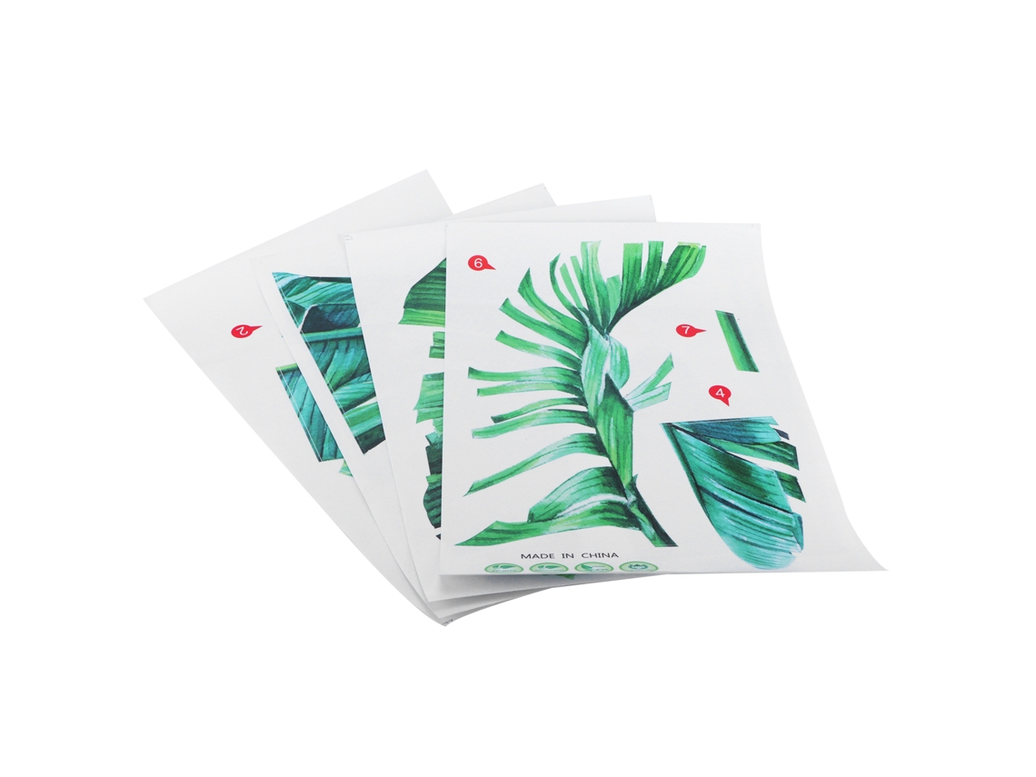 Autocolantes de Padrão de Plantas Tropicais LAXISCREED