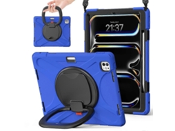 Capa de silicone híbrida para tablet Webake com suporte e alça de ombro