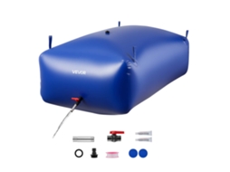 Bexiga De Armazenamento De Água Portátil Em Pvc Vevor 1000l Para Jardim, Azul