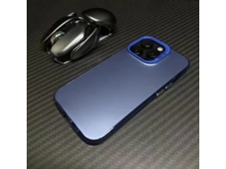 2 Capas Para Iphone 17 Pro, Prata E Azul, Cor Sólida Simples, Fosca E Com Personalidade.