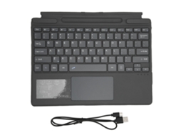 Teclado Bluetooth Sem Fio Com Trackpad 2 Botões Interface Type C Ultra Fino Para Pro 8 E Pro X