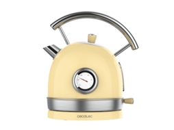 Jarro Elétrico CECOTEC Thermosense 420 vintage light yellow (2200 W - 1,8 L)