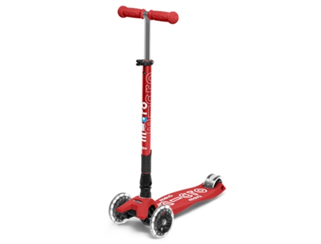 Scooter Maxi MICRO Deluxe Plegable Led (Idade recomendada: 5 - 12 Anos)