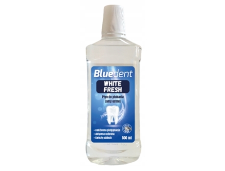 Enxágue Bucal Bluedent, White Fresh, 500 Ml