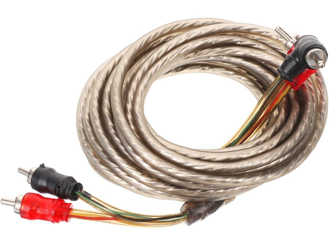 Cabos de cobre para alto-falantes de rádio automotivo, para modificação e instalação.