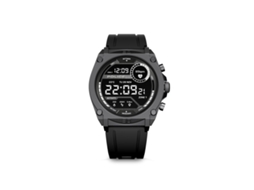Relógio Inteligente Homem My Avatar Smartwatch 45mm Ipgun Silicon 45,00 Mm Bracelete De Silicone Preto Compatível Com Android, Ios Police