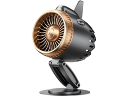 Ventilador De Mesa Silencioso Com Visor Digital, Oscilante E