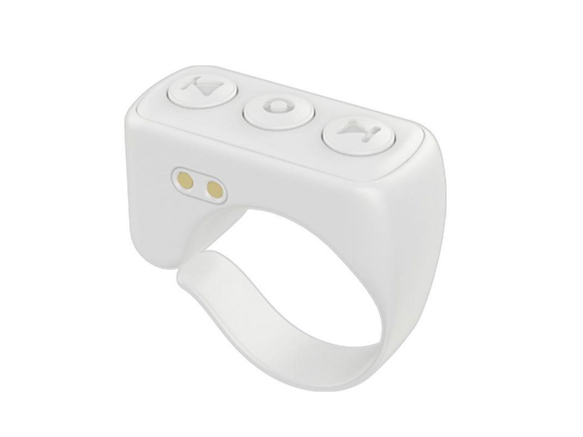 Telefone Celular Bluetooth Tiktok Controle Remoto Anel Na Ponta Do Dedo Controlador De Vídeo*