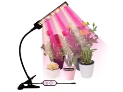 Lâmpada LED de Espectro Total para Plantas, 3 Modos de Iluminação, Lâmpada para Plantas, Estufa Brilvibera