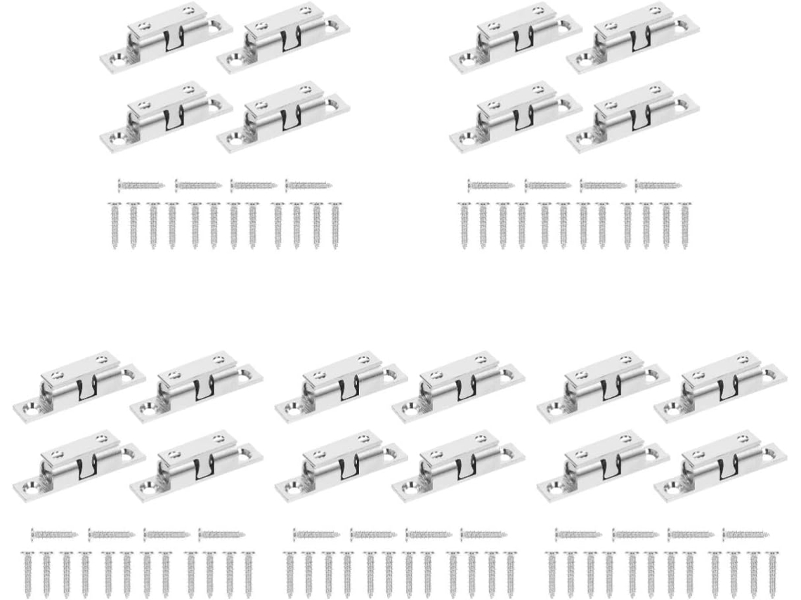 Amazwi 20 Fechos de 5, 20 P, 3 P, 1 cm, resistente, corrosão | S/MARCA