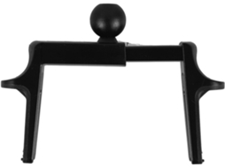 Suporte Para Celular Veicular Em Abs, Fácil De Instalar, Preto E Durável.