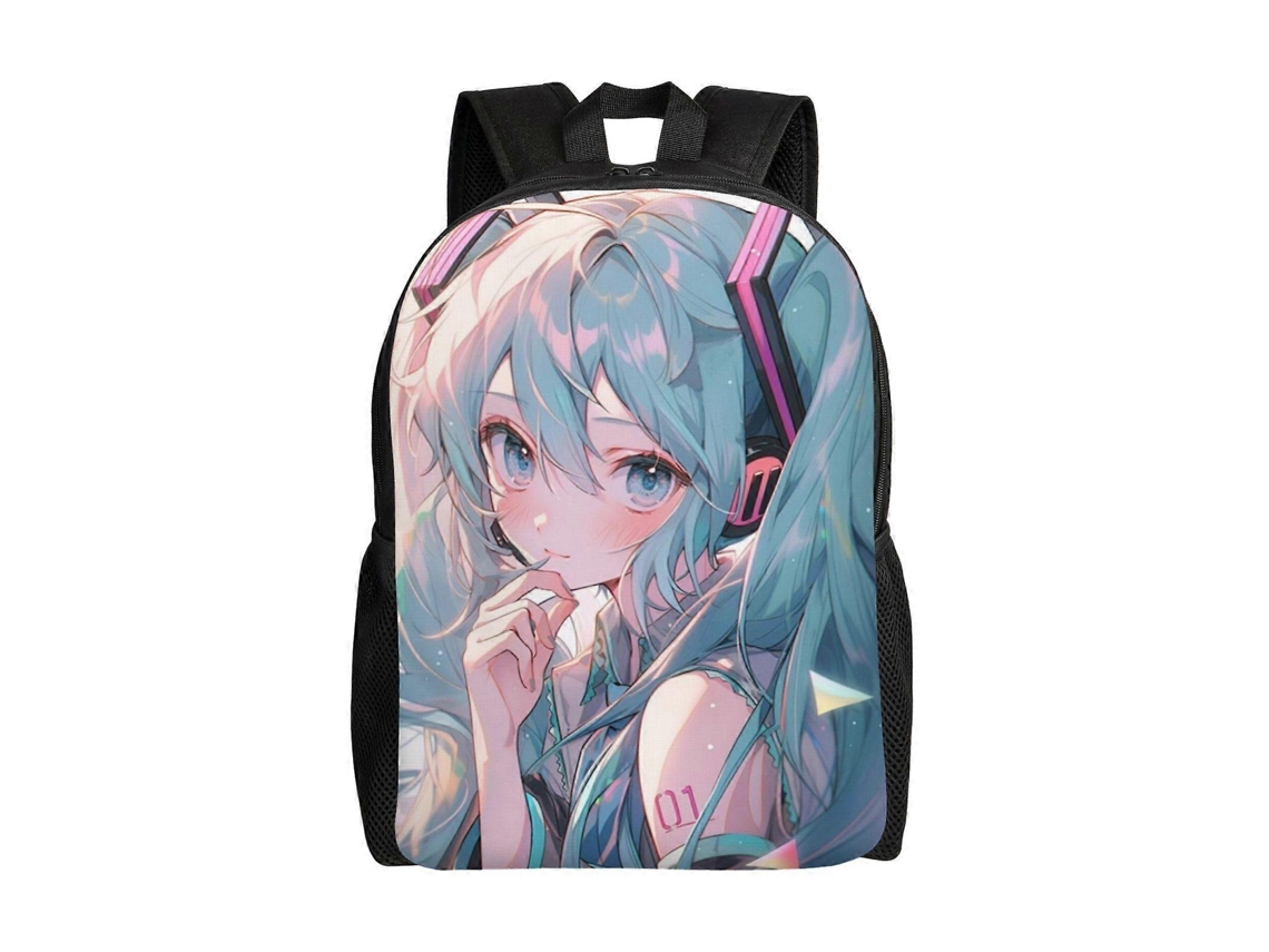 Mochila Hatsune Miku R342 Para Escola E Trabalho, Leve E Impermeável, Mochila Estilosa Para Estudantes E Adultos H342
