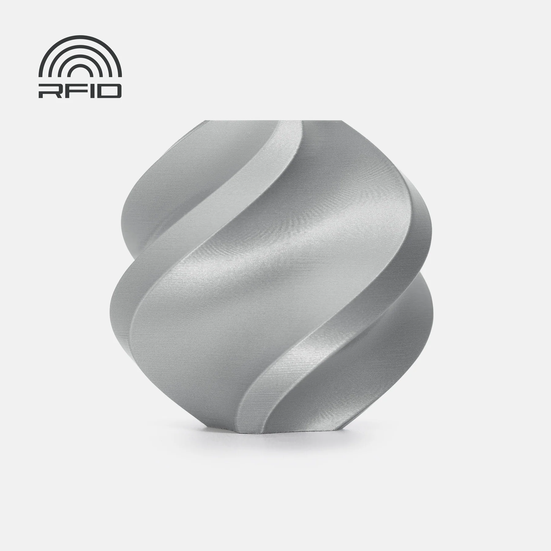 Pla Basic Sliver Bambu Lab 1kg (refil) - Prateado