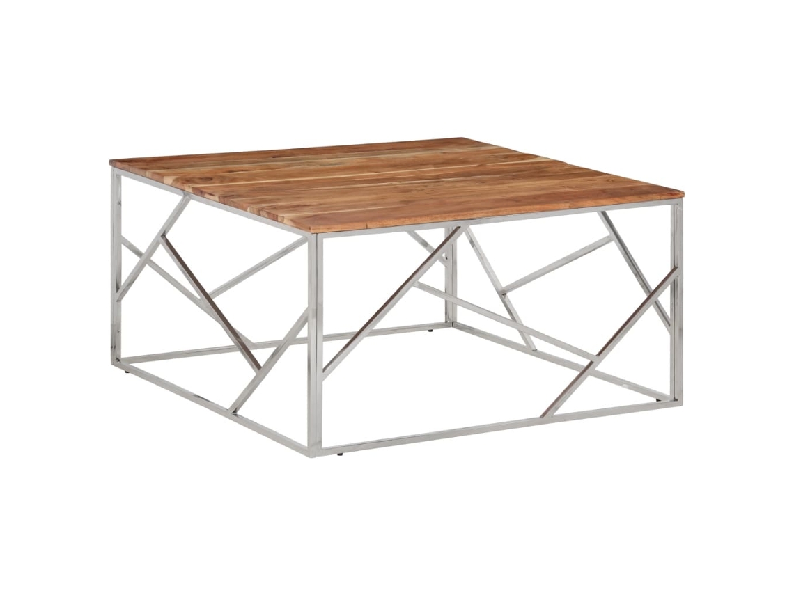Coffee Table, Coffee Tables Vidaxl Prateado Aço Inoxidável (n/a)