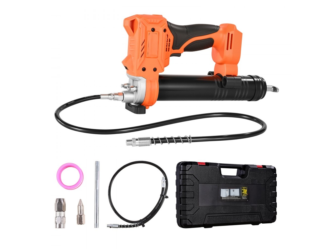 Pistola De Graxa Elétrica Sem Fio 20v 55mpa Para Lubrificação Industrial Tekmaquinas