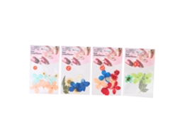 4pcs Flores Secas Para Uñas Arte Decoración Diy Pegatinas Set Natural Card01