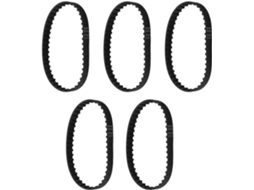 Conjunto completo de cinco correias para o modelo Plaina 90xl, projetadas para se adaptarem a vários modelos de