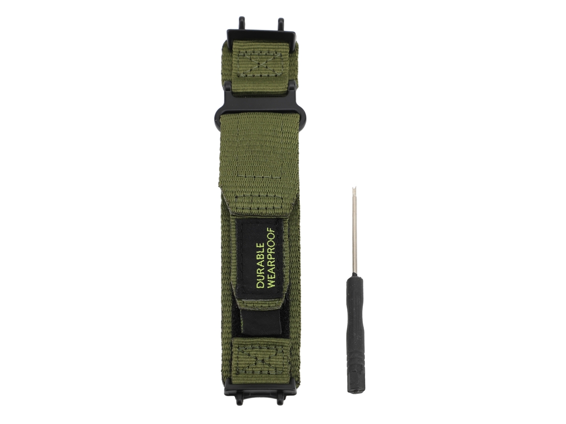 Pulseira De Nylon Ajustável Para T Rex 3 Verde Od