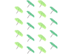 Alfinetes Decorativos Ibasenice, Em Formato De Folha Natural, 20 Unidades, Feitos De Plástico E Metal, Ideais Para