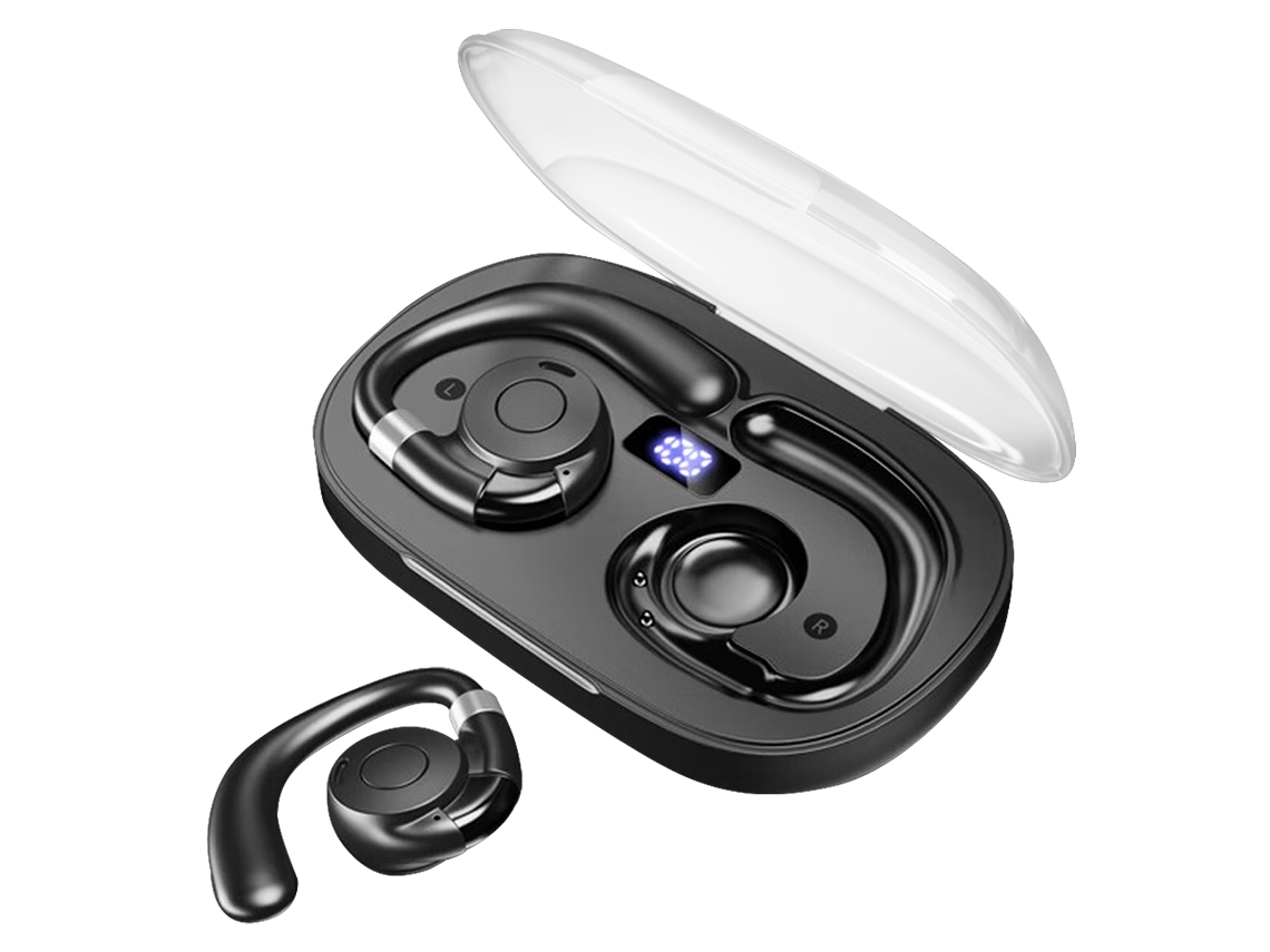 Fones De Ouvido Sem Fio Com Pareamento Automático, Display Led De Energia, Bluetooth 5.3 E Latência Ultrabaixa Para Corrida