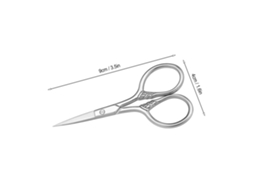 2026 tijeras de Afeitar de Acero Inoxidable para Barba Bigote Cejas Y Pelo Cortar Pequeñas Y Portátiles para Uso En Casa Y Peluquería