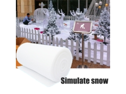 Manta de Neve Artificial de Algodão Branco para Natal 1x1.5m S/MARCA