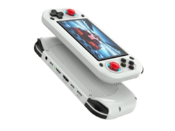 Console Portátil R43s Tela Grande, Portátil, Estilo Retrô, Código Aberto, Joystick Tipo Psp, 128gb, Branco. Sfushos