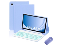 Capa de Teclado Bluetooth para Xiaomi Tablet 7 11 XIAOMOYU com teclado retroiluminado, gradiente
