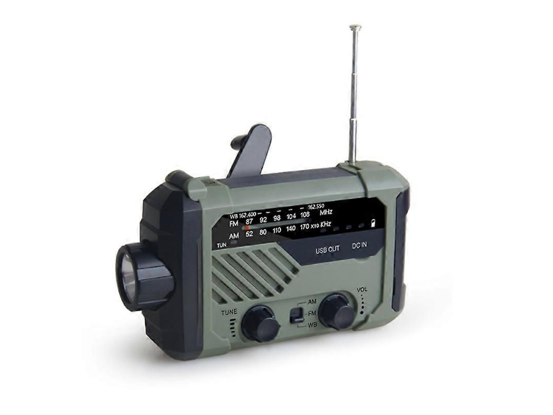 Rádio de Emergência, Manivela, Solar, Meteorológico para Caminhadas e Ao Ar Livre GOKOCO