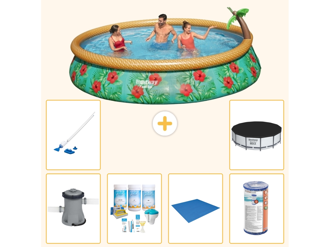 Bestway Piscina Bestway Fast Set Redonda - 457x84 Cm - 7-peças S21464