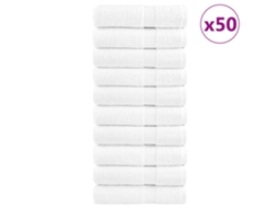 Vidaxl Toalhas De Mãos Premium Solund 50 Pcs 50x100 Cm 600 Gsm Branco