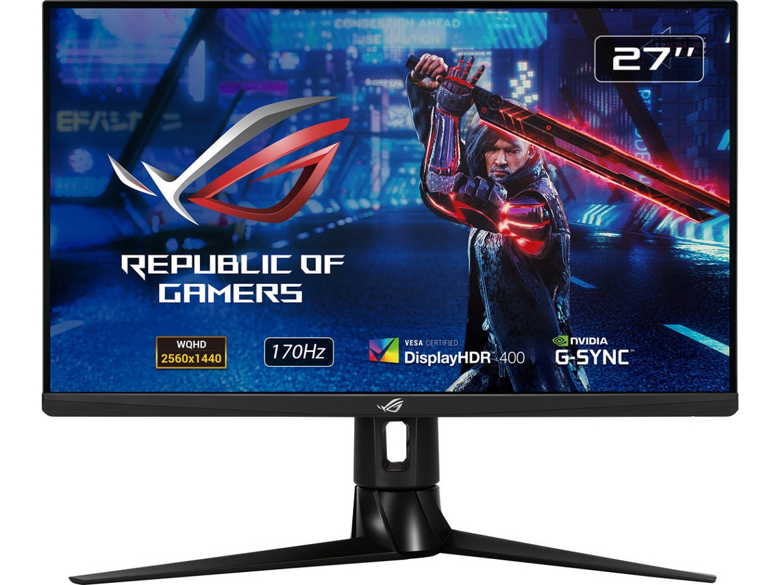 Monitor Gaming ASUS Rog Strix XG27AQ (27'' - 1 ms - 170 Hz - NVIDIA G-SYNC)