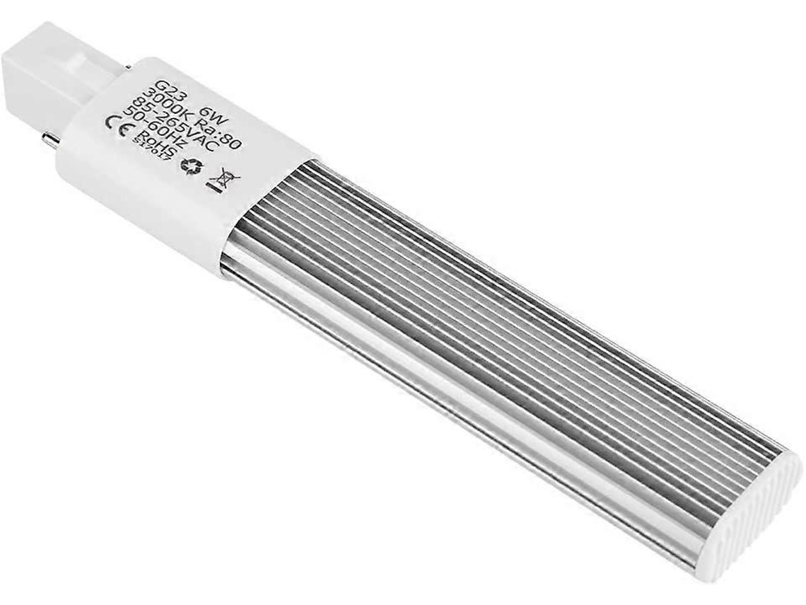 Omni lâmpada Fluorescente Compacta 6w 2 Pinos, Base G23/gx23 Horizontal, 3000k Branco Quente, Led de Alto Brilho, Economia de Energia