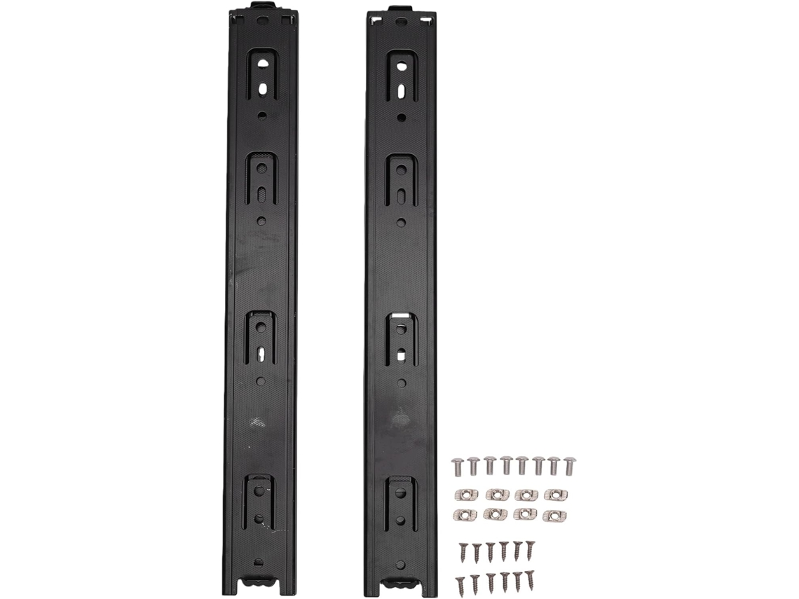 Corrediças Laterais De 14 Polegadas Para Gavetas, Com Extensão Total Tripla, Capacidade De Carga 45kg 100lb, Em Aço