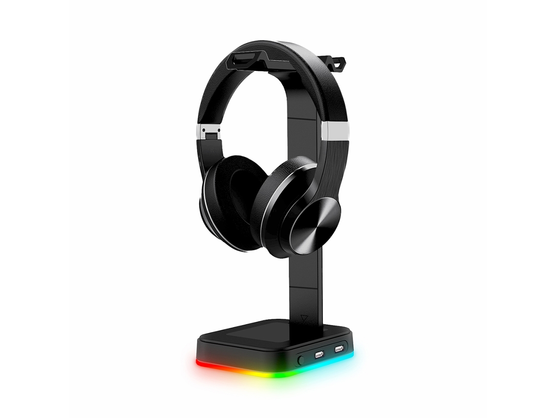Suporte para fones de ouvido com mudança de cor RGB EOOCOO